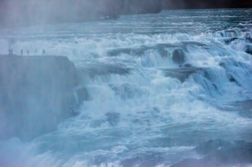 Wodospad Gulfoss-Zoty wodospad-Islandia